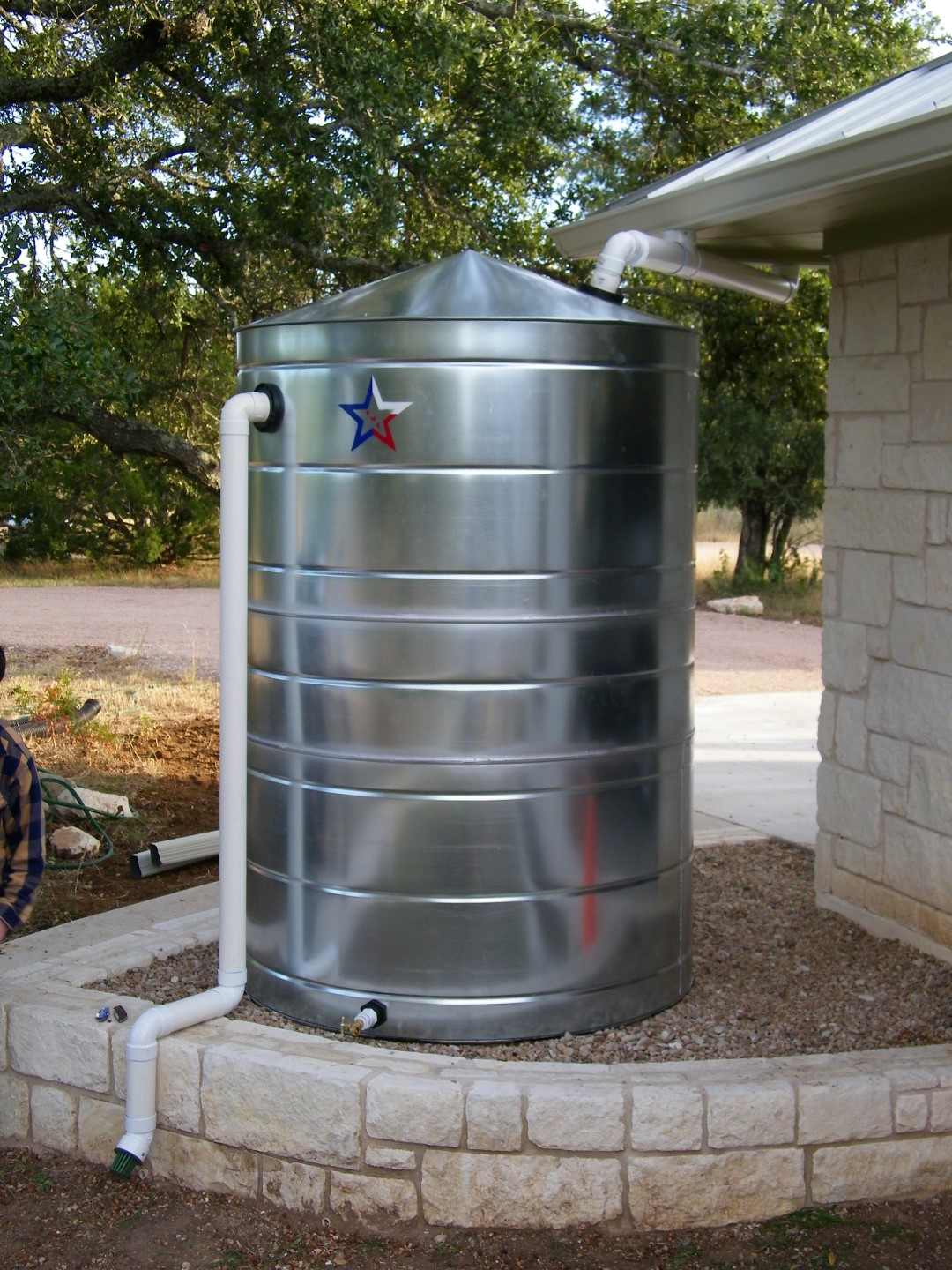 500 Gallon Galvanized Metal Water Storage Tank - Capitol Water Tanks
