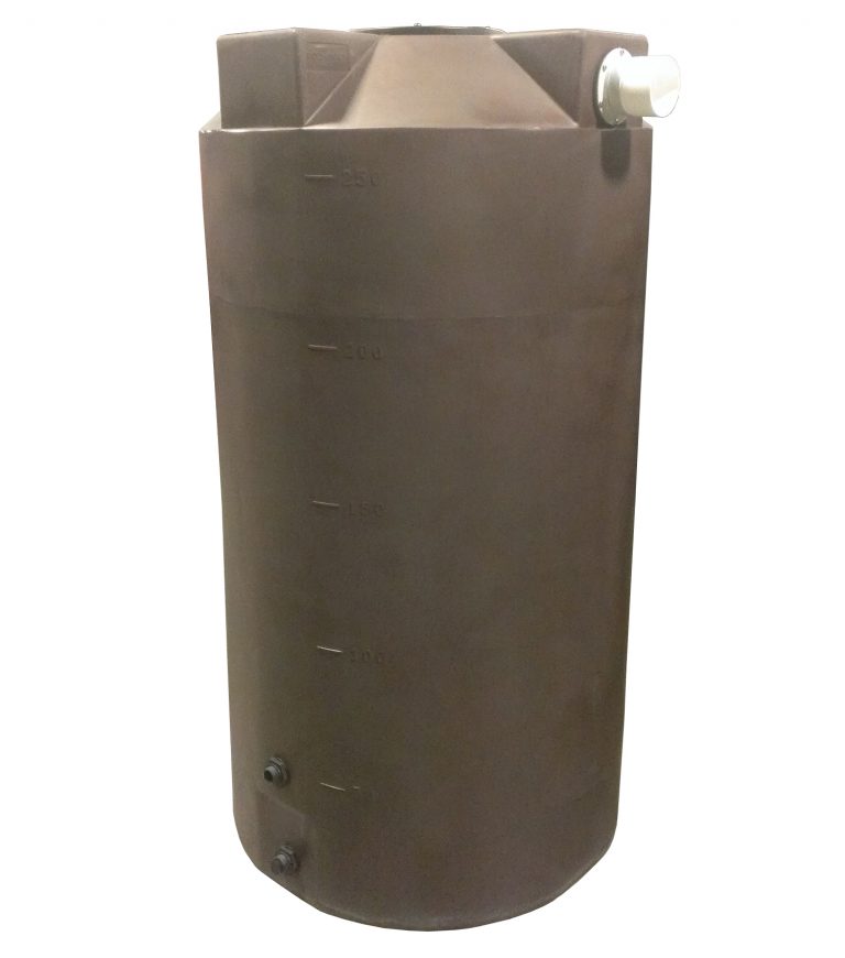 250 Gallon Plastic Rainwater Harvesting Tank - Capitol Water Tanks