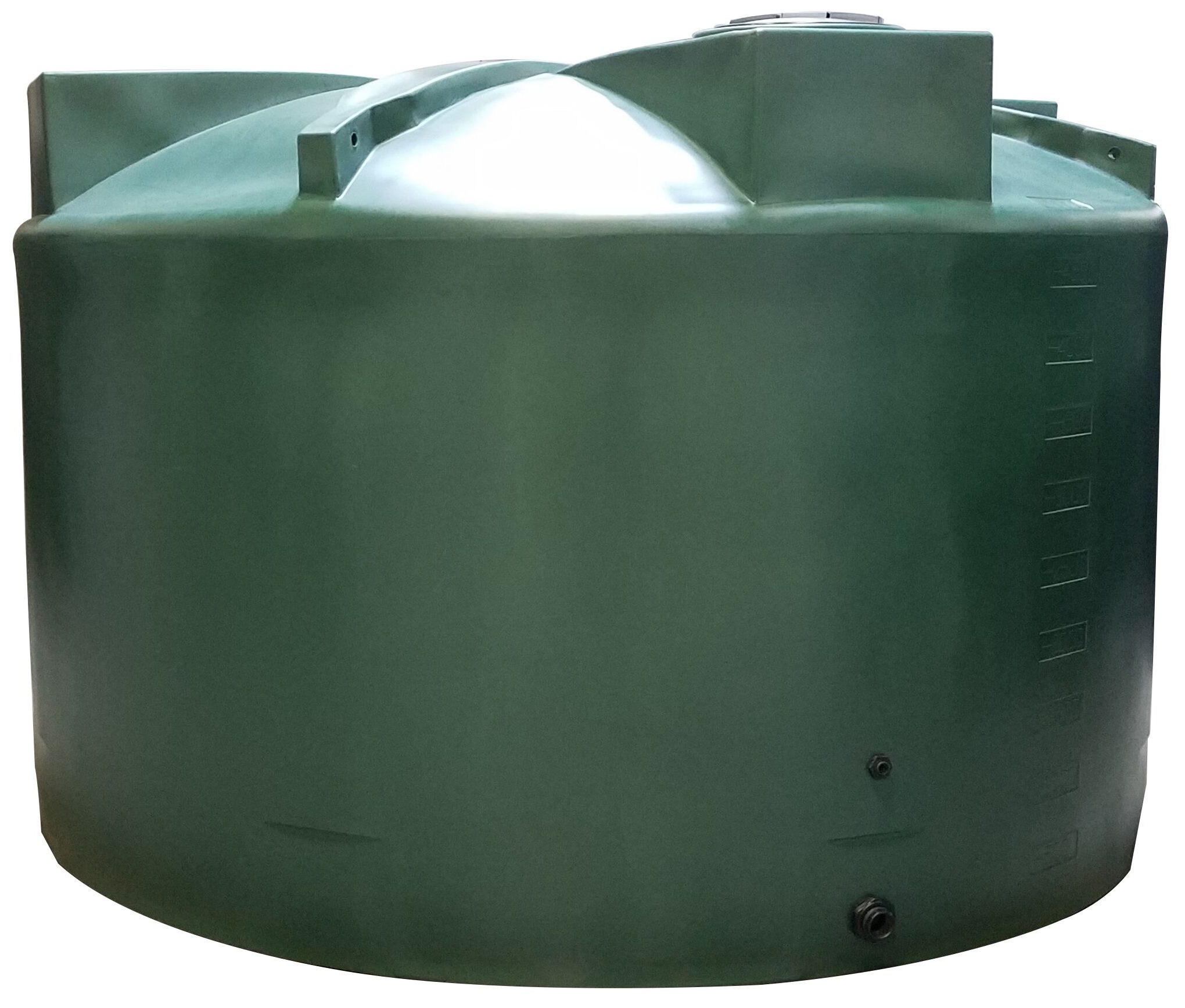 5000 Gallon Plastic Short Rainwater Harvesting Tank - Capitol Water Tanks